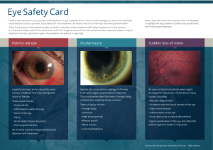 Eye Safety Card 